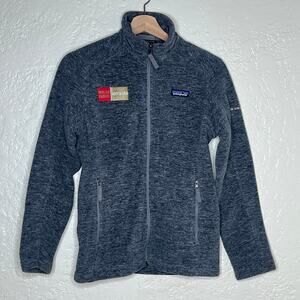 Patagonia Women's Gray Synchilla Fleece Zip Up Jacket with Pockets Size XS